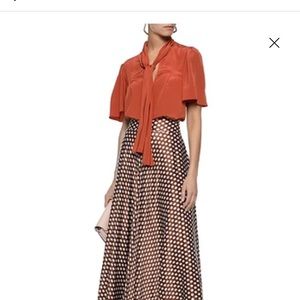 Pussybow Washed Silk Blouse